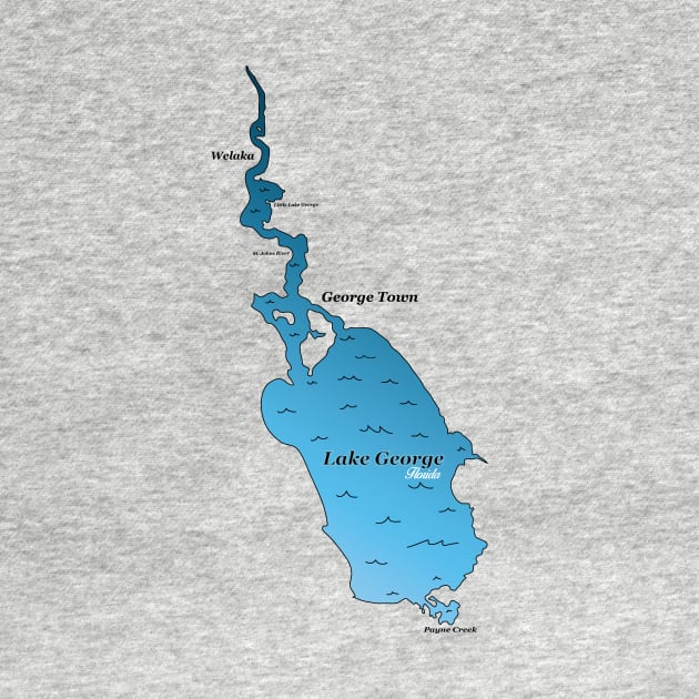 Lake George FL Map by ACGraphics